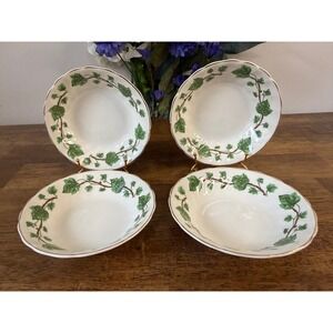 Johnson Bros Bathurst‎ Berry Bowls Set Cottage Ivy Green England Dessert Bowls